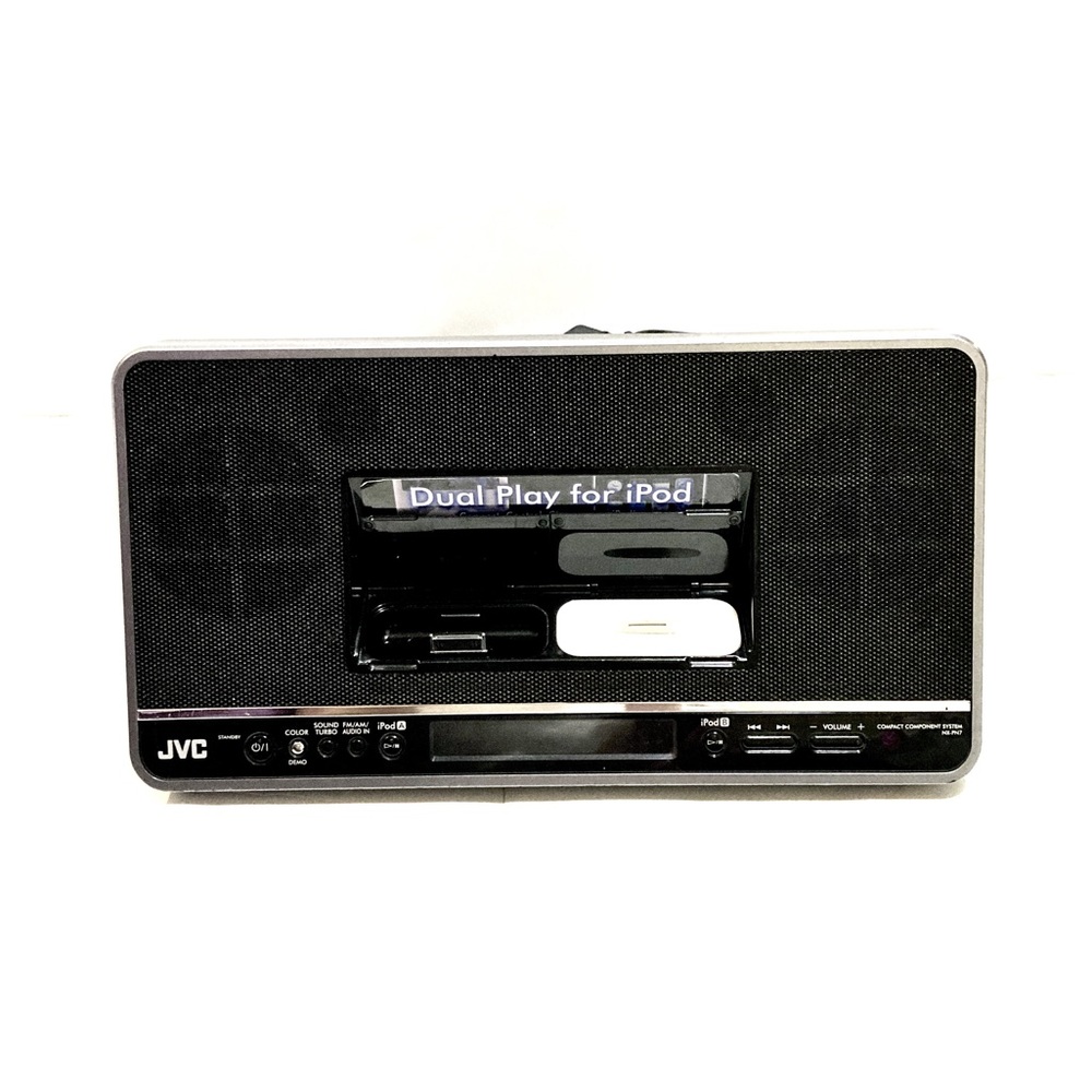 JVC Compact Component System NX-PN7 Dual Play for iPod Audio Dock